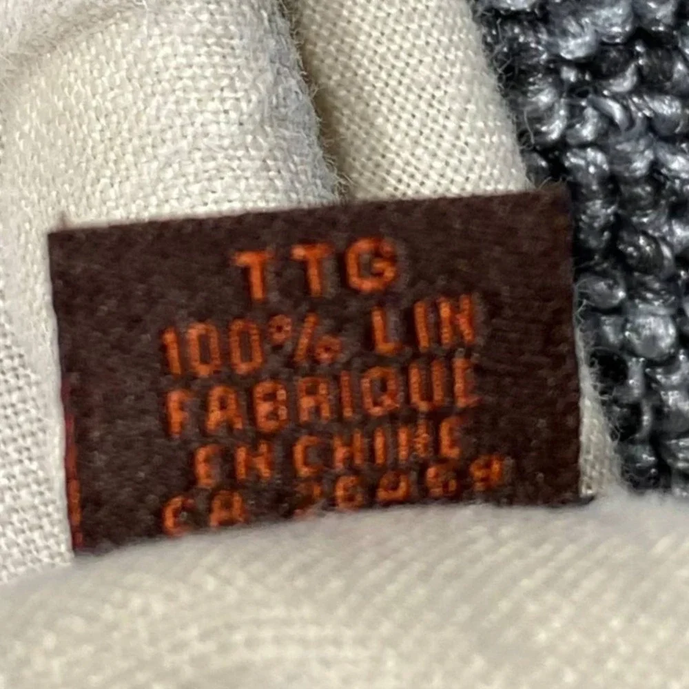 Toscano 100% Linen Pants Mens XXL Cream Beige Drawstring Elastic Waist Resort